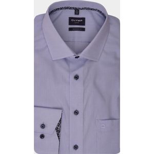 OLYMP - Modern Fit - Overhemd - Lichtblauw - Popeline