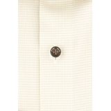 OLYMP Overhemd - Beige - Katoen - Widespread Boord - Lange Mouwen