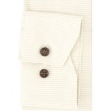 OLYMP Overhemd - Beige - Katoen - Widespread Boord - Lange Mouwen
