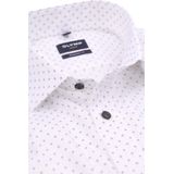 Redmond - Modern Fit - Overhemd - Zwart Dessin - Strijkvriendelijk