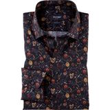 OLYMP - Multicolor Fantasie - Overhemd - 100% Katoen - Kent Kraag