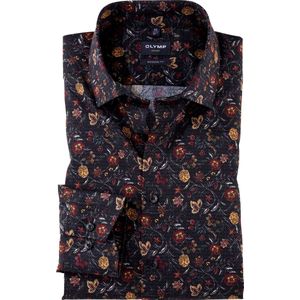 OLYMP - Multicolor Fantasie - Overhemd - 100% Katoen - Kent Kraag