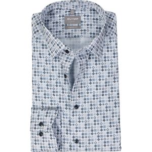 OLYMP - Comfort Fit - Overhemd - Lichtblauw - Popeline, Strijkvrij