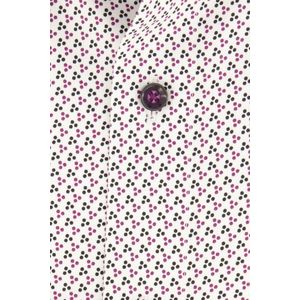 Olymp - Luxor - Overhemd - Paars - 100% Katoen - Strijkvrij