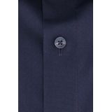 OLYMP - Comfort Fit Overhemd - Donkerblauw - Popeline - Strijkvrij