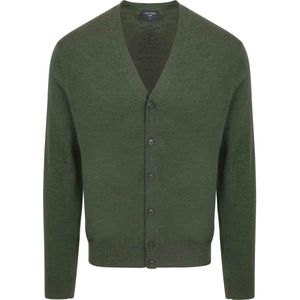 Olymp - Vest - Donkergroen - Wol - Modern-Fit