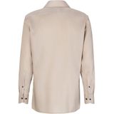 OLYMP - Luxor - Heren Overhemd - Beige - Natte Weving
