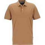 OLYMP Polo Casual, modern fit polo, caramel