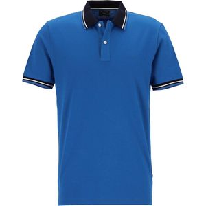 OLYMP - Casual - Polo - Blauw - Modern Fit