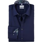 OLYMP - Level Five Overhemd - Marineblauw - Body Fit