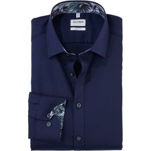 OLYMP - Level Five Overhemd - Marineblauw - Body Fit