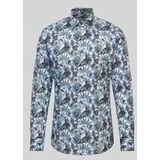 OLYMP - Level 5 - Body Fit Overhemd - Lichtblauw - Popeline