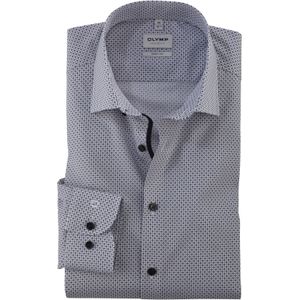Slim Fit Businesshemd mit Allover-Muster Modell 'NEW YORK'