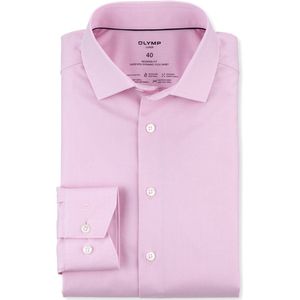 Olymp - Luxor - Overhemd - Roze - Katoen/Polyester/Elastaan