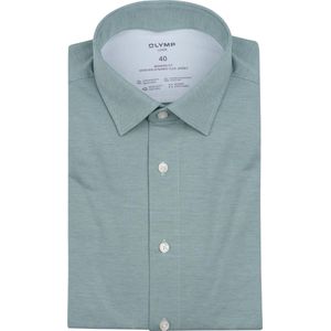 OLYMP - 24/Seven - Overhemd - Groen - Katoen/Spandex