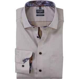 OLYMP - Overhemd - Beige - Katoen