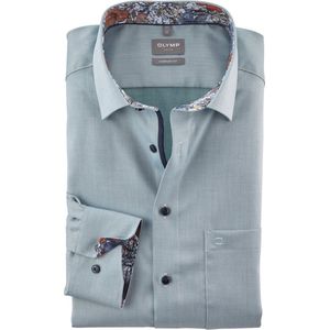 OLYMP comfort fit overhemd, structuur, groen