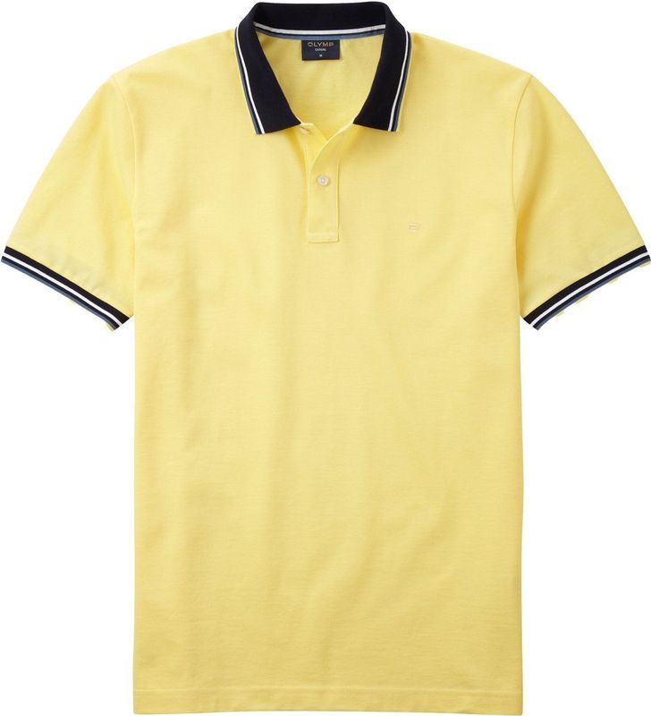 MARVELIS - Modern Fit - Trui - Okergeel - 100% Katoen