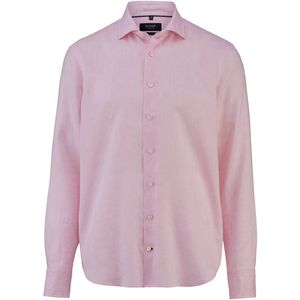 OLYMP SIGNATURE Casual Overhemd, tailored fit, Kent, Roze