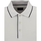 OLYMP - Polo - Wit - Tricot - Licht Getailleerd