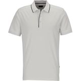 OLYMP - Polo - Wit - Tricot - Licht Getailleerd