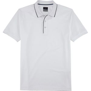 OLYMP - Polo - Wit - Tricot - Licht Getailleerd
