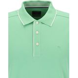 OLYMP - Polo Casual - Groen - Modern Fit - Korte Mouwen