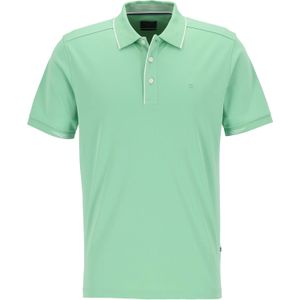 OLYMP - Polo Casual - Groen - Modern Fit - Korte Mouwen