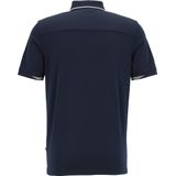 OLYMP - Casual T-shirt - Marine Blauw - Jersey - Korte Mouwen