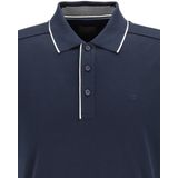 OLYMP - Casual T-shirt - Marine Blauw - Jersey - Korte Mouwen