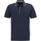 OLYMP - Casual T-shirt - Marine Blauw - Jersey - Korte Mouwen