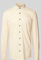 Olymp - Level 5 - Overhemd - Lichtgeel - Katoenmix - Extra Slim Fit