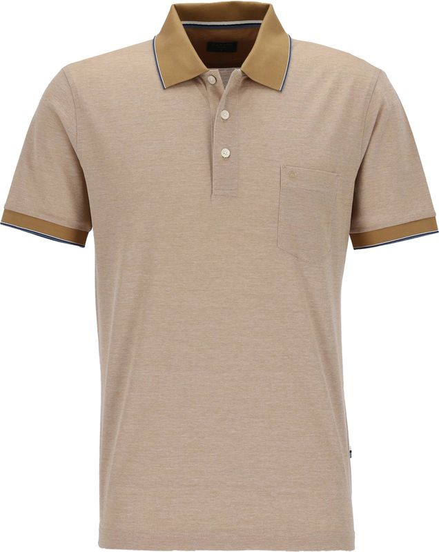 OLYMP - Casual - Polo - Caramel - Modern Fit