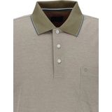 OLYMP - Casual Poloshirt - Blauw - Piquékatoen - Modern Fit