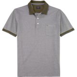 OLYMP - Casual Poloshirt - Blauw - Piquékatoen - Modern Fit