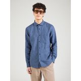 OLYMP - Overhemd - Royal Blauw - Poplin - Regular Fit