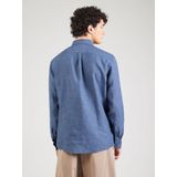 OLYMP - Overhemd - Royal Blauw - Poplin - Regular Fit