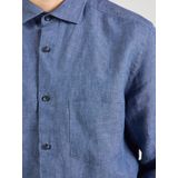 OLYMP - Overhemd - Royal Blauw - Poplin - Regular Fit