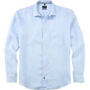 OLYMP - Overhemd - Lichtblauw - Poplin - Regular Fit
