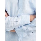 OLYMP - Lichtblauw Overhemd - Regular Fit - Poplin - Lange Mouwen