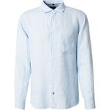 OLYMP - Lichtblauw Overhemd - Regular Fit - Poplin - Lange Mouwen