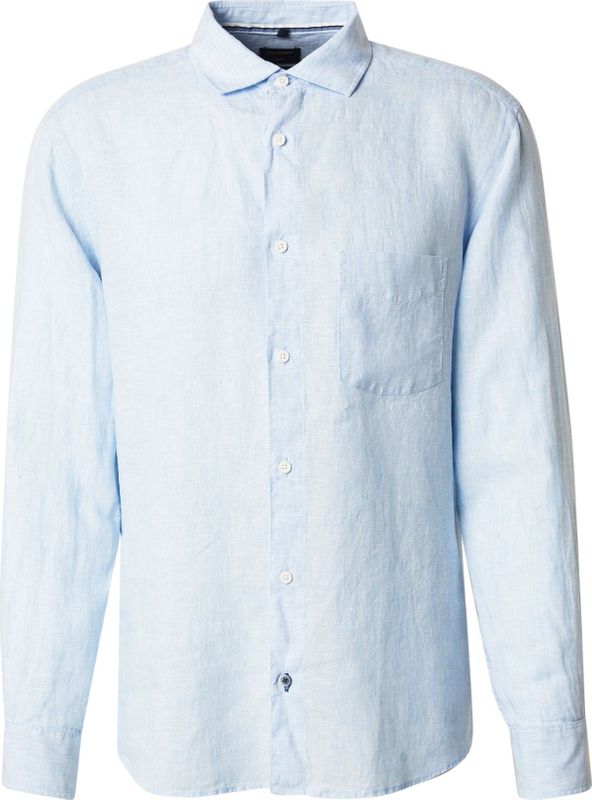 OLYMP - Lichtblauw Overhemd - Regular Fit - Poplin - Lange Mouwen
