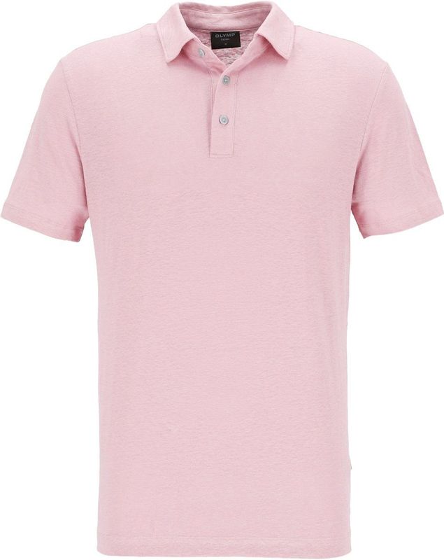 OLYMP Polo Casual, modern fit polo, roze