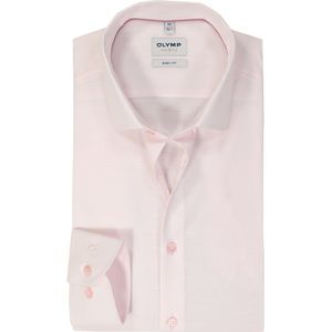 OLYMP - Level 5 - Overhemd - Roze - Katoen - Body Fit