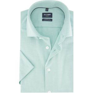 OLYMP - Luxor 24/Seven - Overhemd - Lichtgroen - Modern Fit, Global Kent, Climate-Control Vezelmix