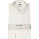 OLYMP - Overhemd - Lichtbeige - Satijnbinding - Body Fit