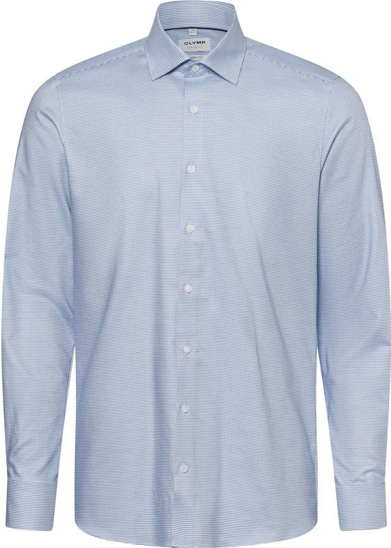 OLYMP - Level 5 - Overhemd - Lichtblauw - Strijkvriendelijk - 97% Katoen