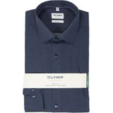 OLYMP Level Five - Overhemd - Katoen - Blauw - Comfort-Stretch