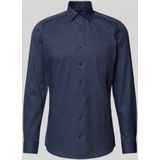 OLYMP Level Five - Overhemd - Katoen - Blauw - Comfort-Stretch