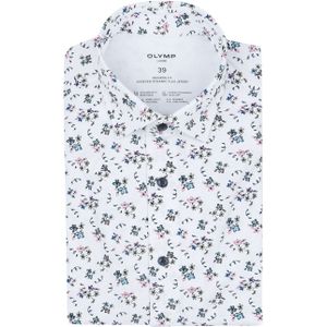 OLYMP Luxor Overhemd 24/Seven Print Wit